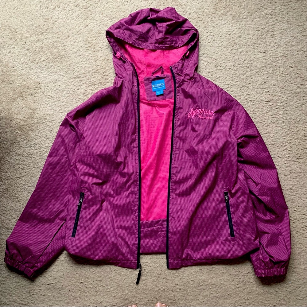 Women’s RETRO Syracuse, NY Pink Jacket Fleece